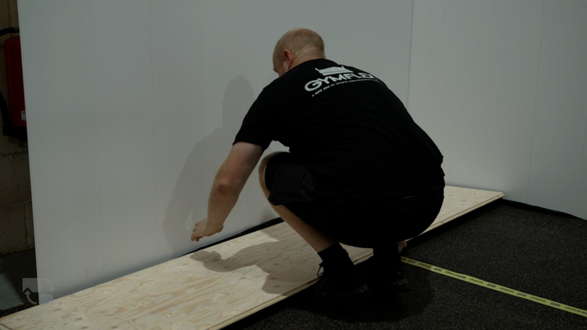 Lay 2nd layer of plywood